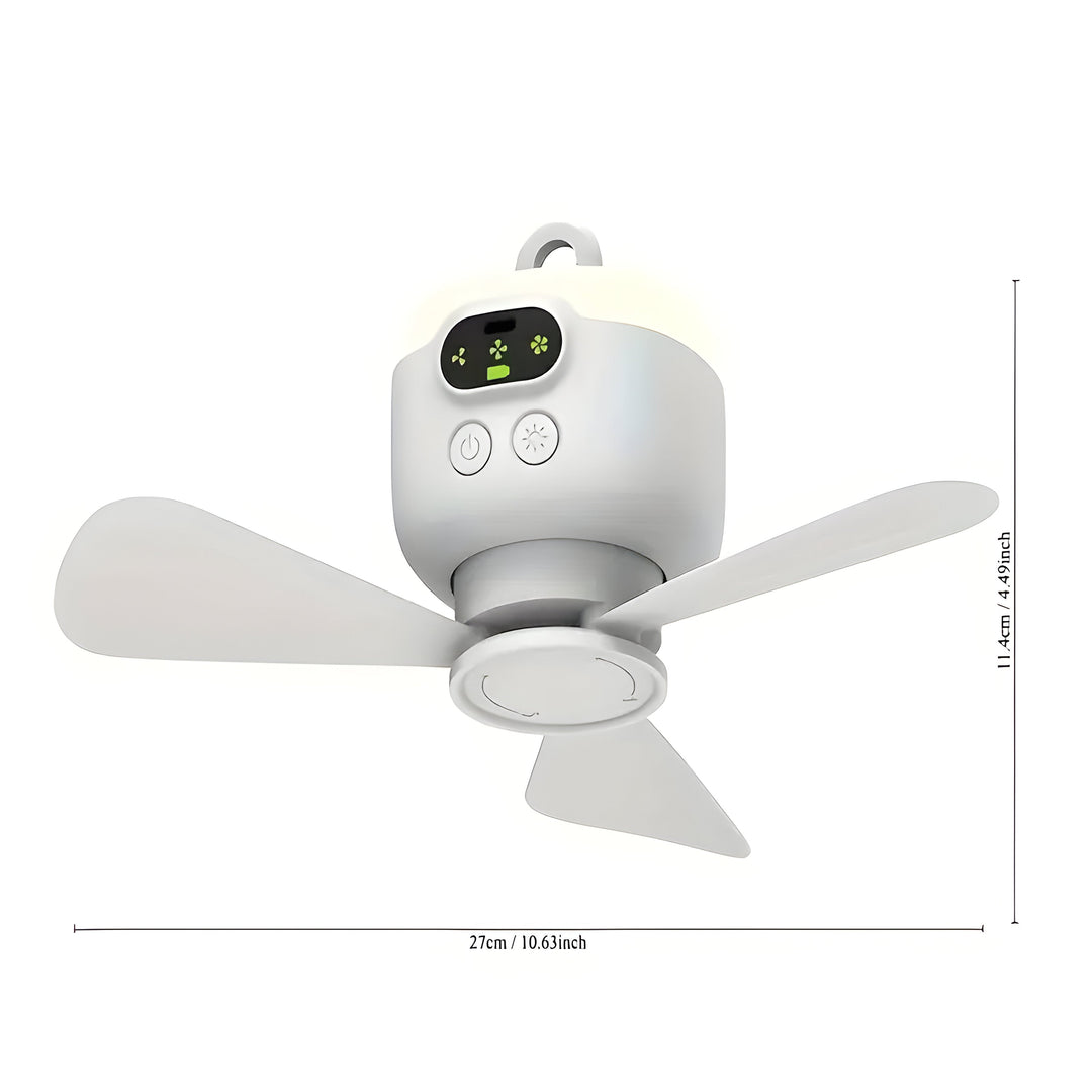 CoolTrail - Campingvifte for utendørs USB-oppladbar | Luvikno