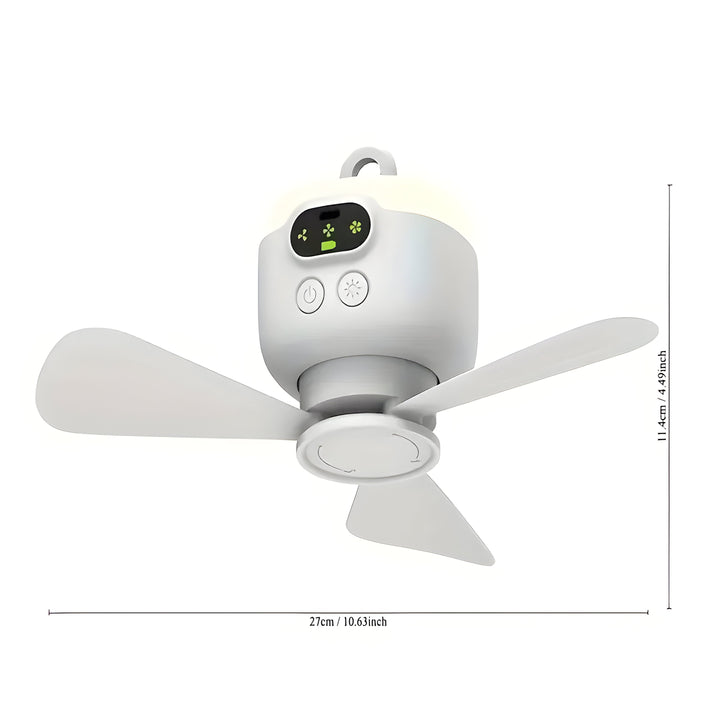 CoolTrail - Campingvifte for utendørs USB-oppladbar | Luvikno