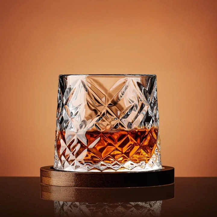 WhiskeySpin - Premium roterende whiskeyglass Luvikno