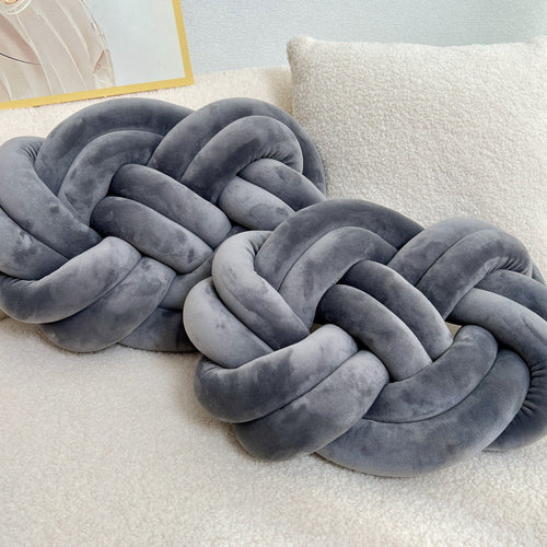 CozyPlush Set med 2 Plush Dekorative Puter – Myk Eleganse for Ditt Hjem Luvikno
