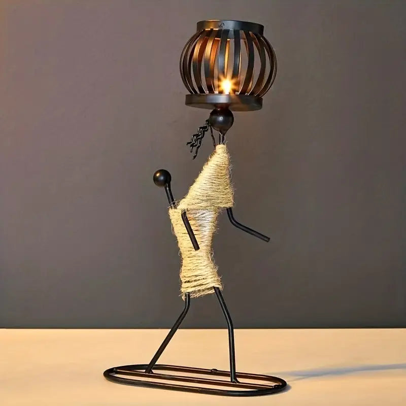 Retro Elegant Lysestake for Interiør Luvikno
