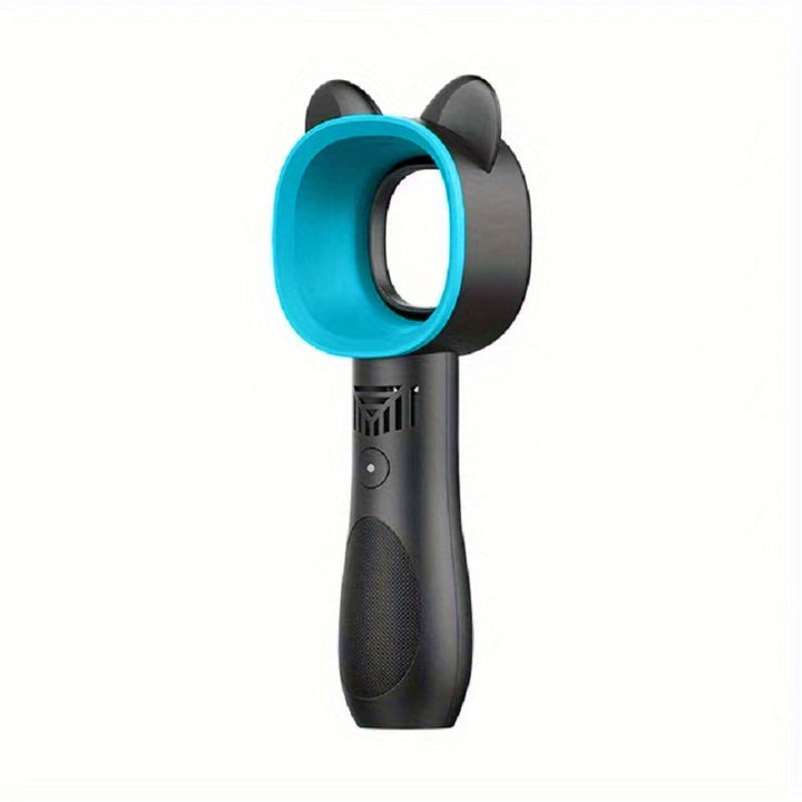 1pc USB Oppladbar Bladeless Håndholdt Vifte - Bærbar Mini Skrivebordsvifte med 3 Hastigheter for Reise, Camping, Kontor og Rombruk | Luvikno