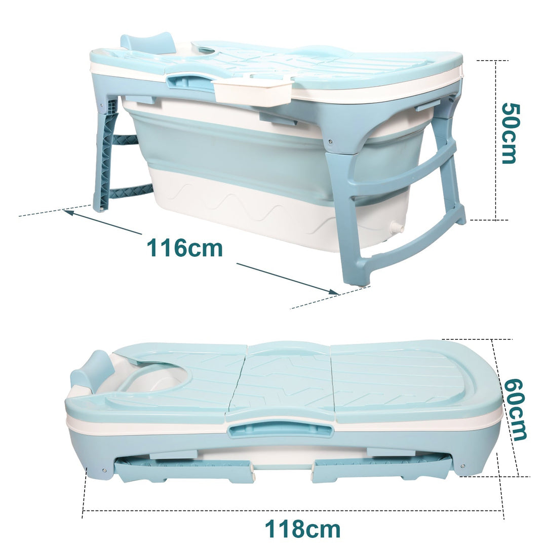 Foldbar badekar med lokk | Luvikno
