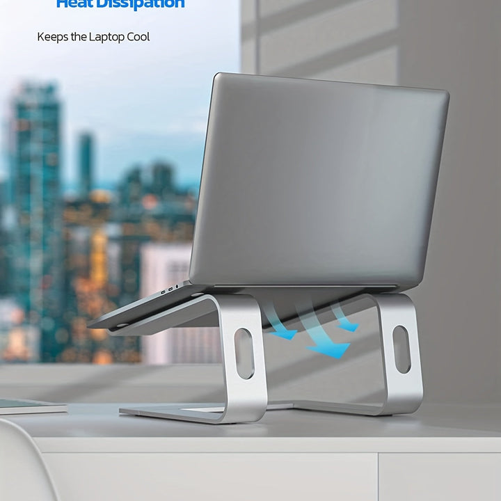 Aluminium Laptop Stativ – Ergonomisk og Ventilert | Luvikno
