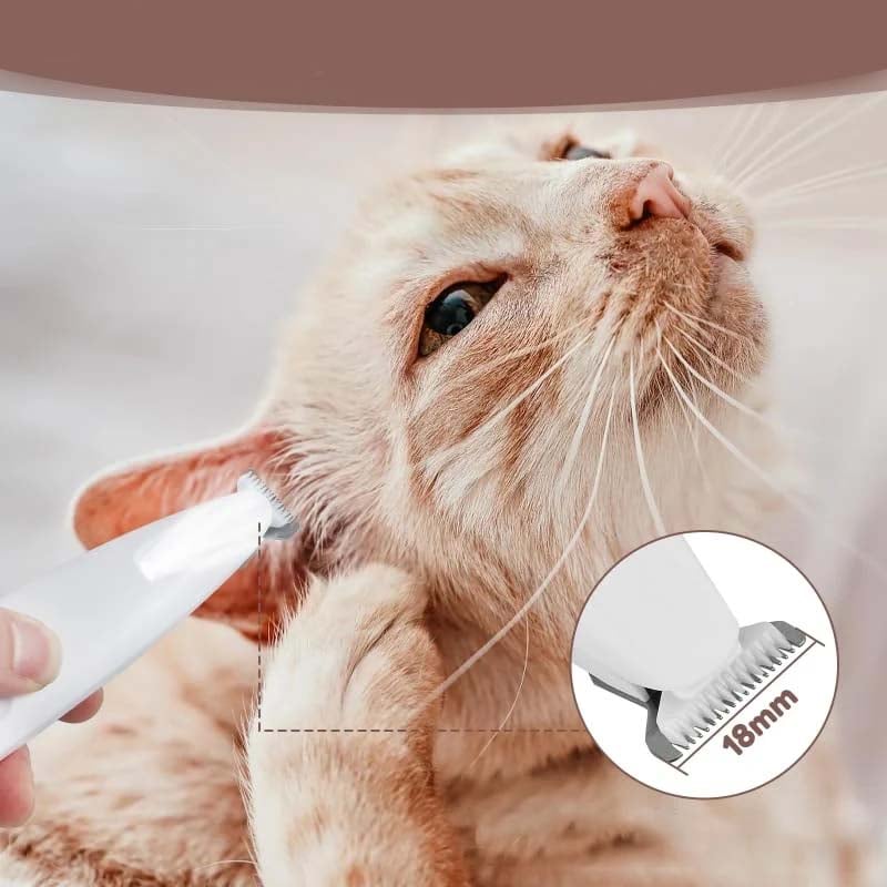 Luvikno | Katt og hund hårklipper med LED lys