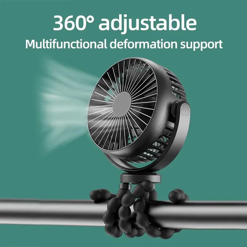 Compact Octopus Mini Fan | Luvikno