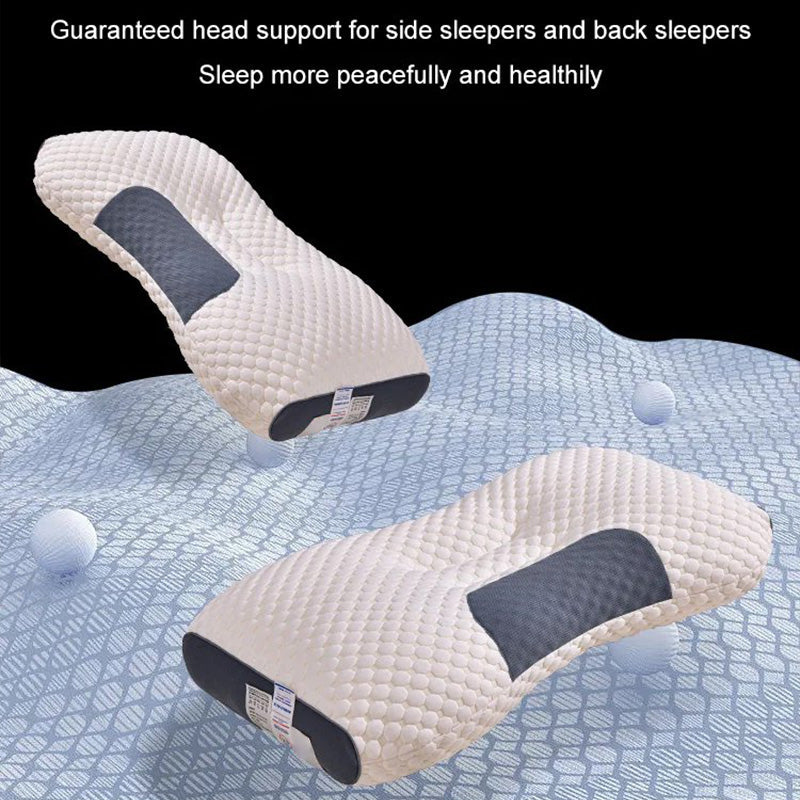 Luvikno | LuxiRest Antibakteriell Massasjepute | Ergonomisk Nakkestøtte for Revitaliserende Søvn og Avslapning