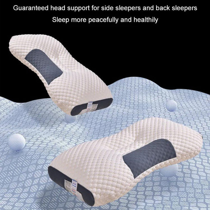 Luvikno | LuxiRest Antibakteriell Massasjepute | Ergonomisk Nakkestøtte for Revitaliserende Søvn og Avslapning