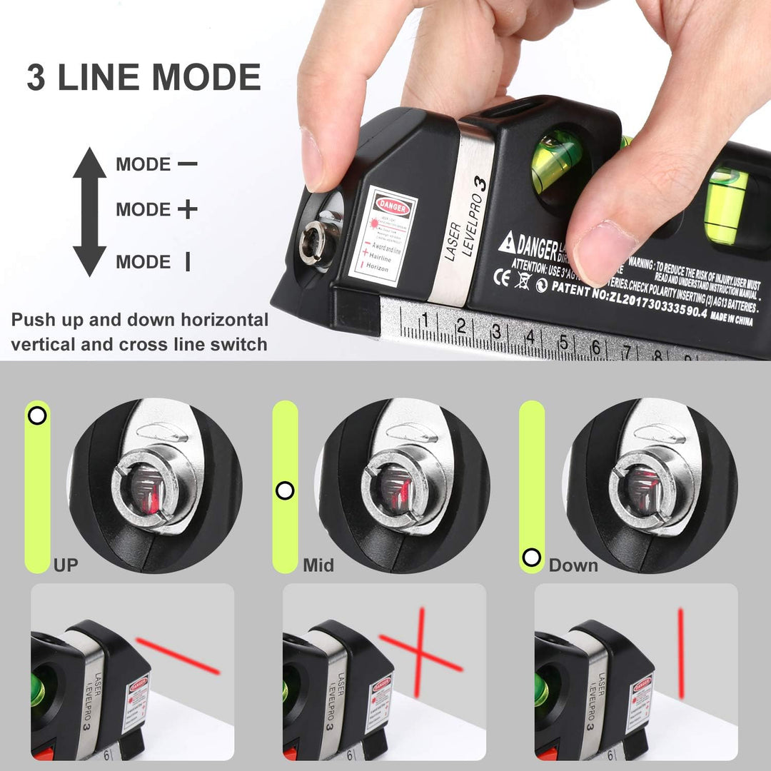 TrueAlign Laser Level — Skap perfekte linjer på kort tid og føl deg som en proff uten stress | Luvikno