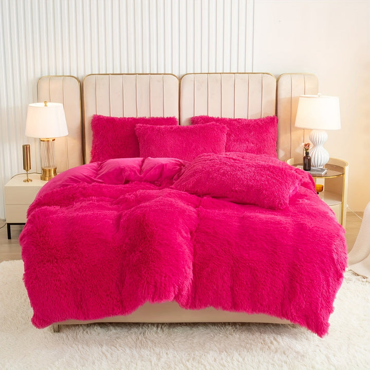 Luvikno | Ultra Soft Plush Duvet Cover Set with Zipper - Luksus & Komfort