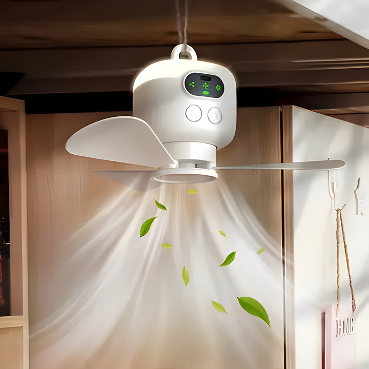 CoolTrail - Campingvifte for utendørs USB-oppladbar | Luvikno