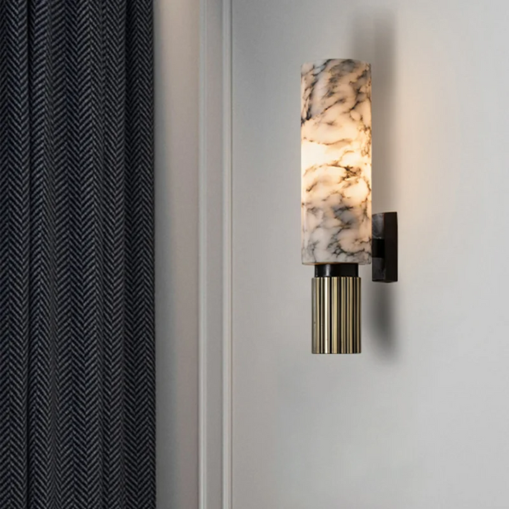 Luvikno | Stylish Marmor Vegglampe - For Luksuriøst og Atmosfærisk Interiør
