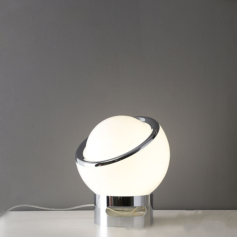 Luvikno | OpalElegance Lampe - Minimalistisk Bordlampe i Bauhaus Stil