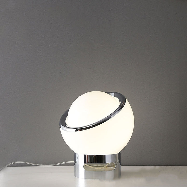 Luvikno | OpalElegance Lampe - Minimalistisk Bordlampe i Bauhaus Stil