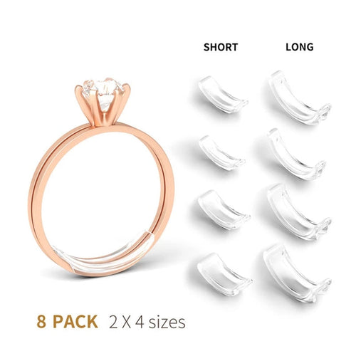 Ring Fix - Ring Størrelse Justerer - 8 PC Sett | Luvikno