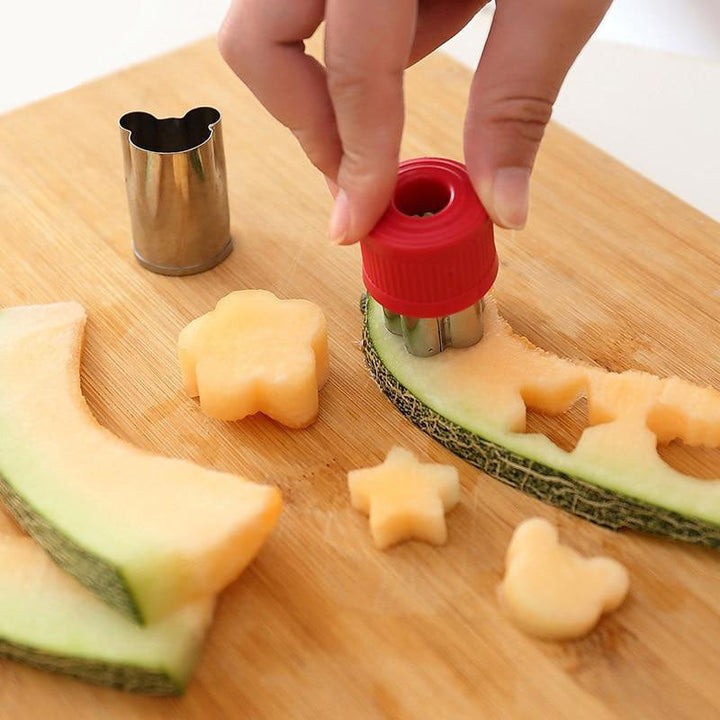 8 stk sett Blomst Stjerneform Grønnsak Frukt Cutter Mold Slicer | Luvikno