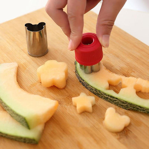 8 stk sett Blomst Stjerneform Grønnsak Frukt Cutter Mold Slicer | Luvikno