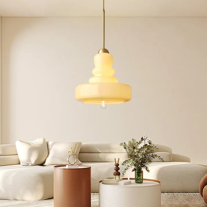 Luvikno | Glassylinder Taklampe - Luksuriøs Glass Pendellampe med Moderne Design