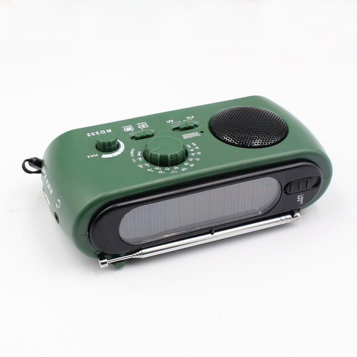 Luvikno | Bærbar nødradio med AM/FM/NOAA, USB-lader, LED-lommelykt, vanntett for camping og utendørsaktiviteter