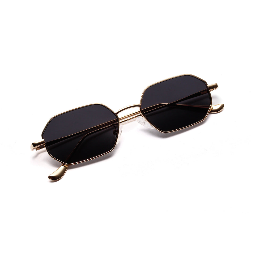 Dame moteriktig solbrille med innovativt åttkantet design Luvikno