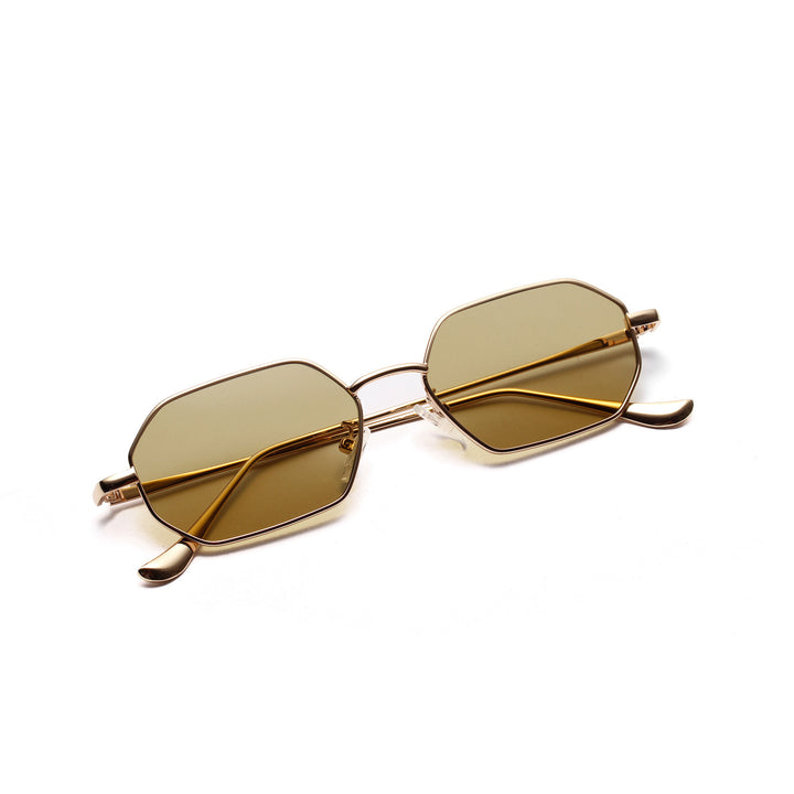Dame moteriktig solbrille med innovativt åttkantet design Luvikno