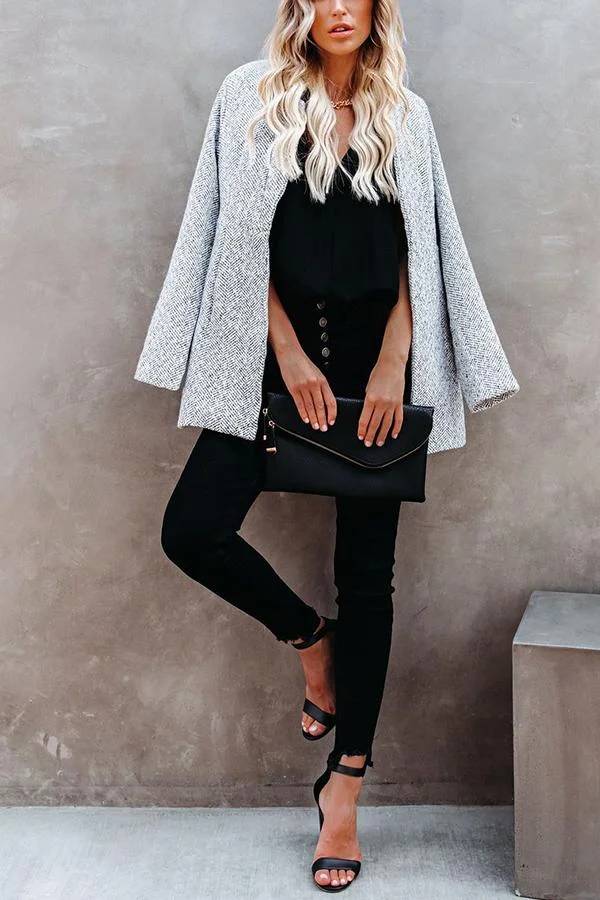 Luvik | Rento yksivärinen takki