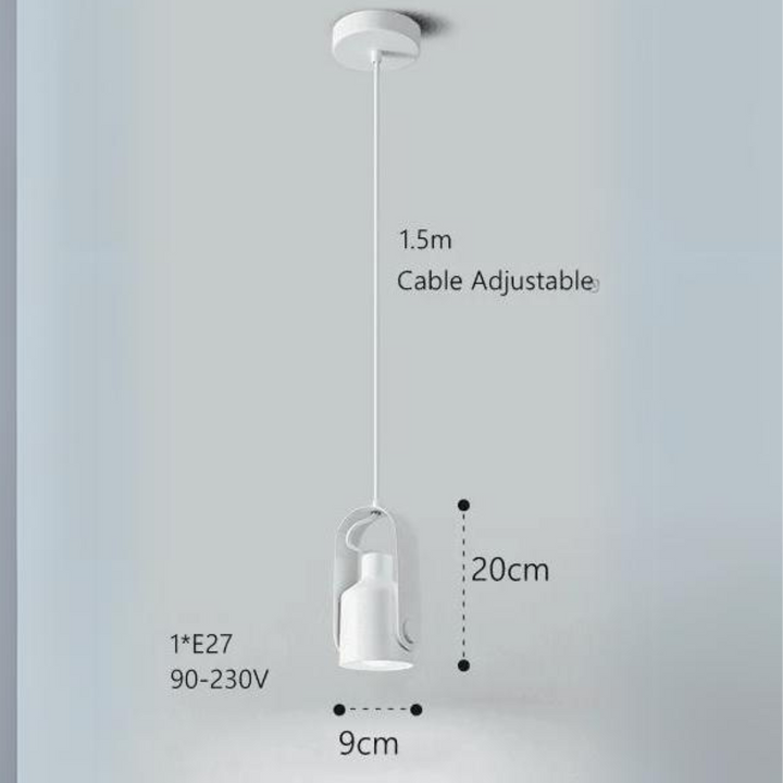 Luvikno | Moderne Pendellampe Med Justerbar Høyde – Minimalistisk Design