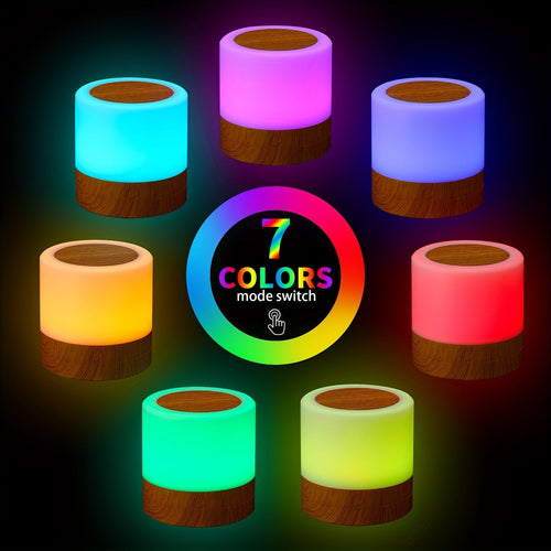 LightAura - RGB Berøringsbordlampe med Fjernkontroll Luvikno