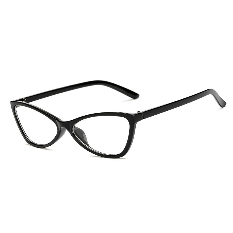 Dame Cat-Eye solbriller med elegant, lett ramme Luvikno