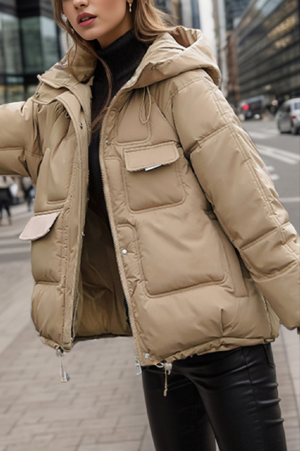 Luvik | Isolert Cargo Puffer-jakke