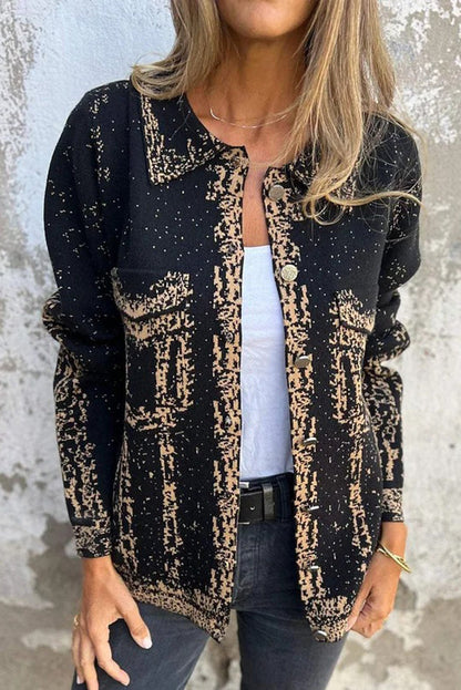 Luvik | Kääntömetallisolki rento löysä takki