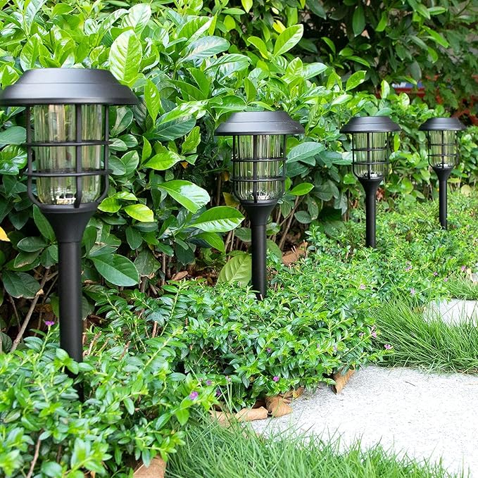 Premium Solar Torch Garden Lights - Set of 6 | Luvikno