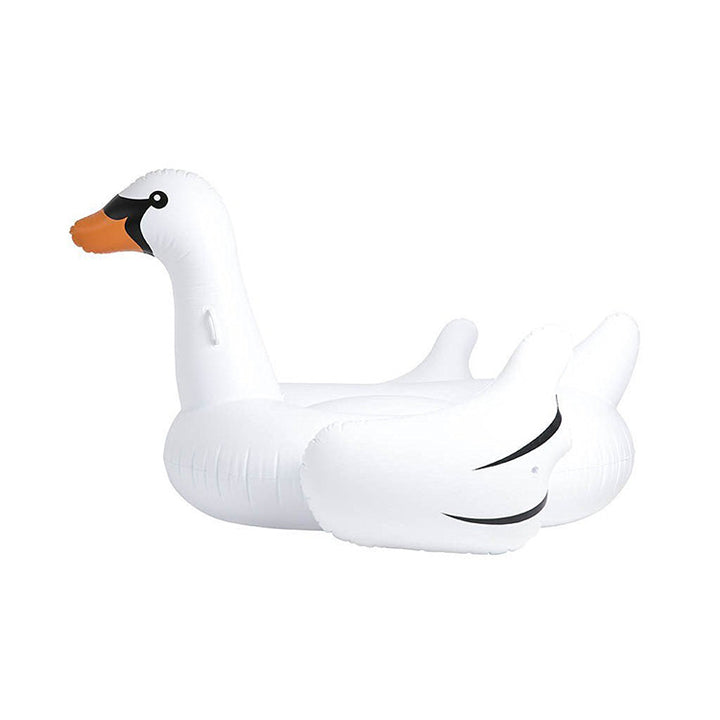 Unisex oppustbar svømmeleke i elegant svaneform Luvikno