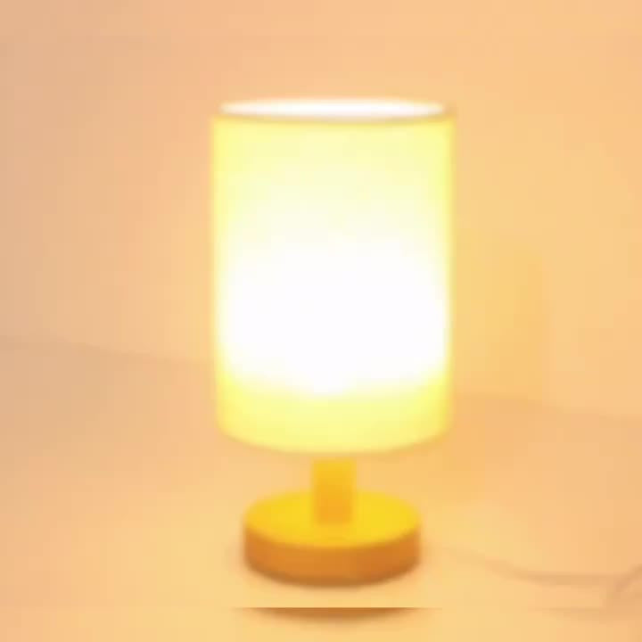 WoodGlow – Justerbar LED Bordlampe med USB Luvikno