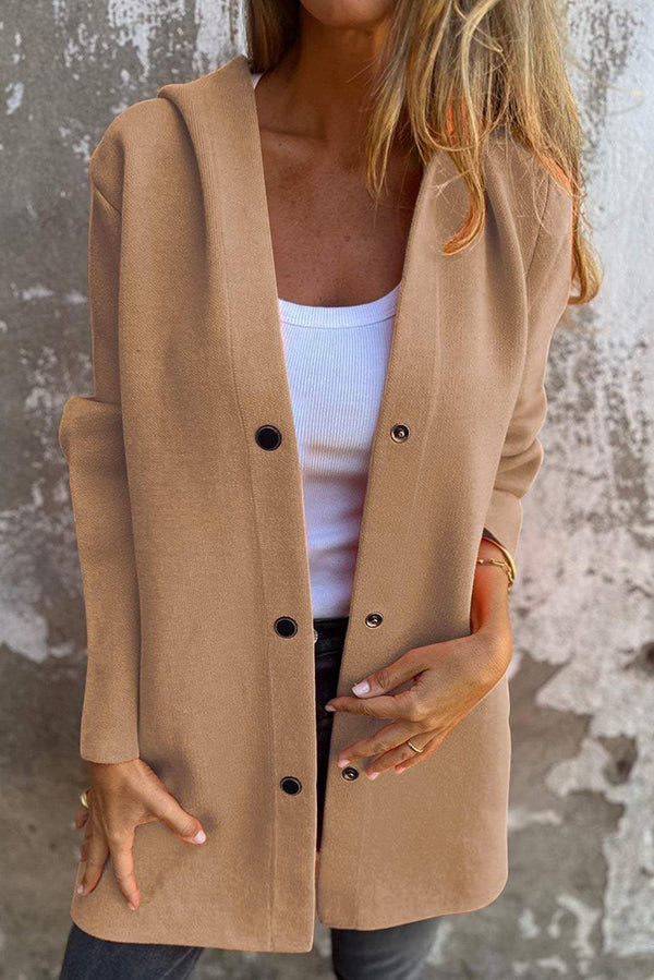 Luvik | Veste de loisirs avec boutons et capuche