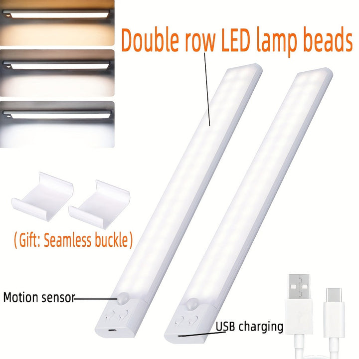 LED Under-Cabinet Light med bevegelsessensor 2-pakning | Luvikno