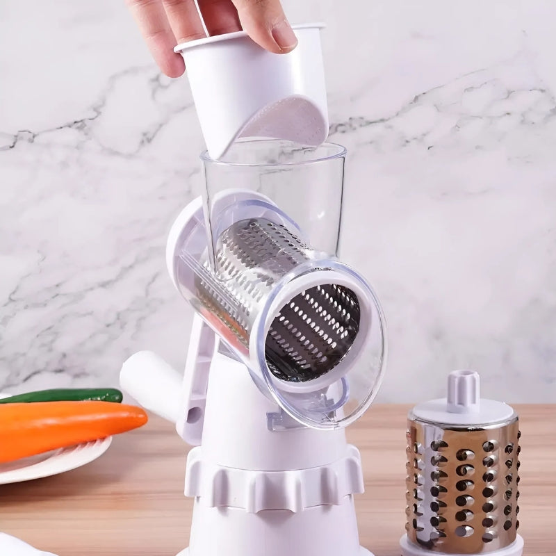 VeggieMaster Slicer - Håndholdt grønnsaksskjærer med 3 blader Luvikno