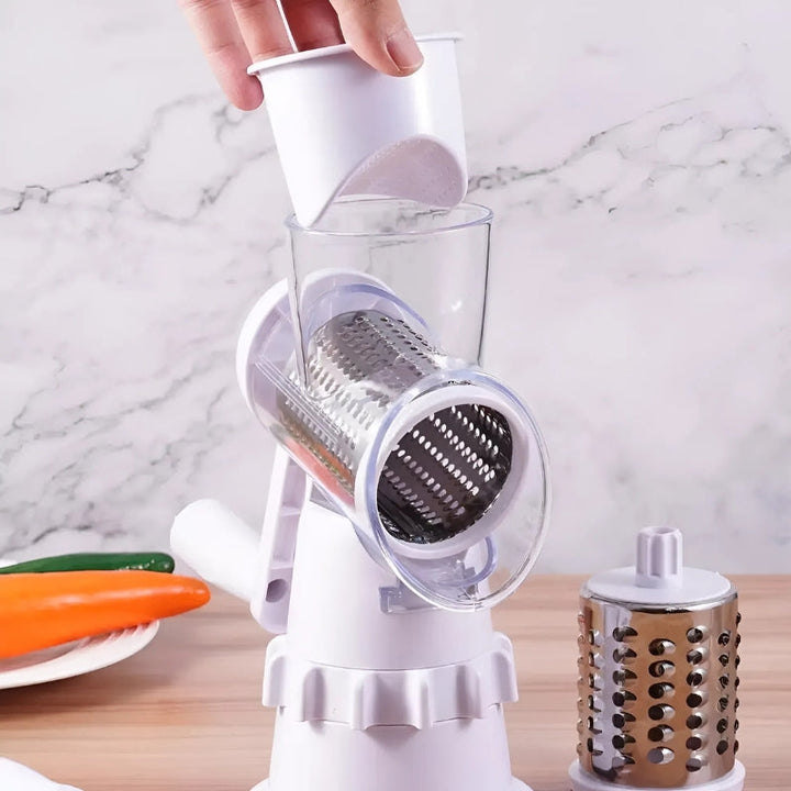 VeggieMaster Slicer - Håndholdt grønnsaksskjærer med 3 blader Luvikno