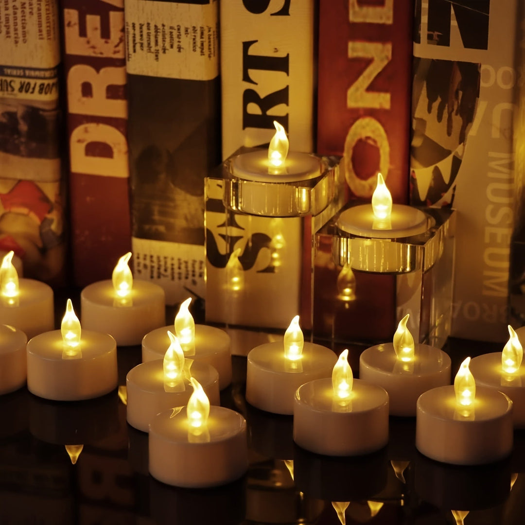 FlameFree LED Tealighter – Atmosfærisk Belysning for Hvert Øyeblikk Luvikno