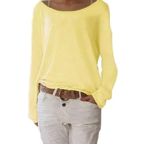 Luvik | locker neulottu naisten pitkähihaista puseroa