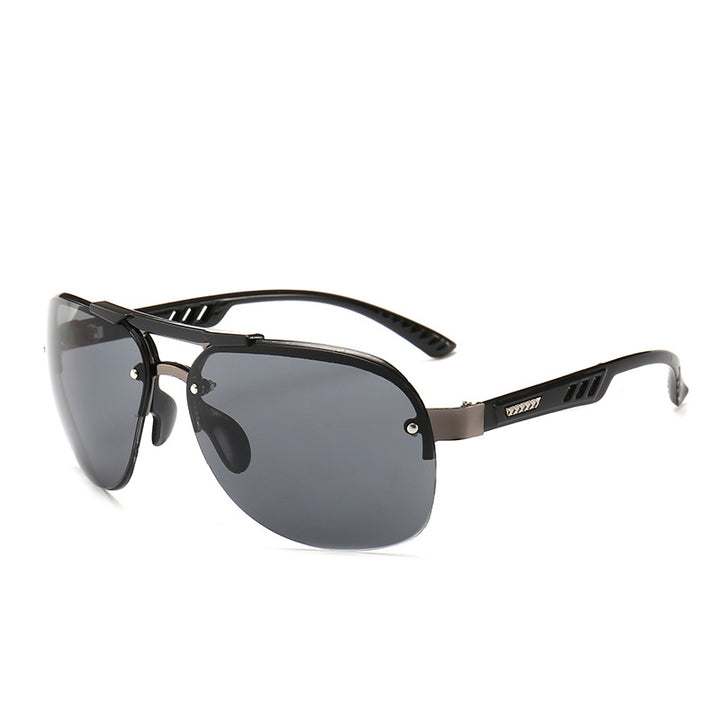 Dame sporty pilot solbriller med gradient linser Luvikno