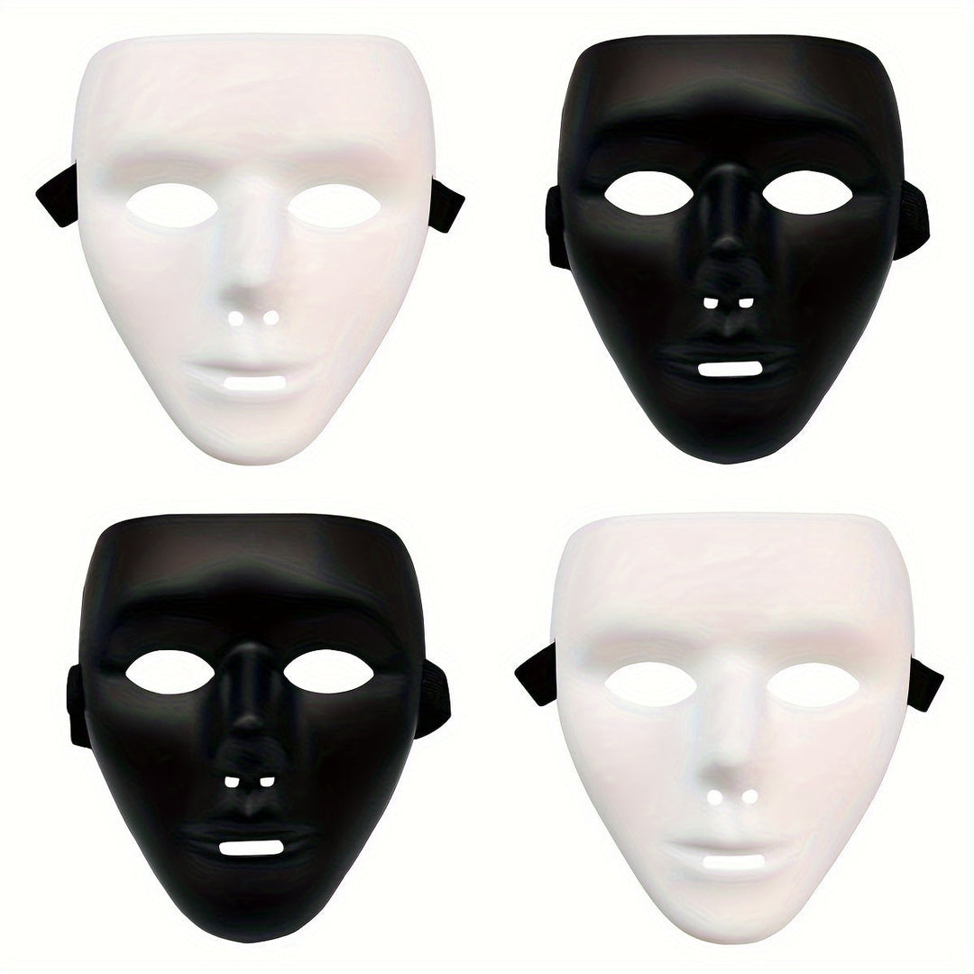 Luvikno | Men’s Full Face Plastic Halloween Mask | Anonymous Cosplay