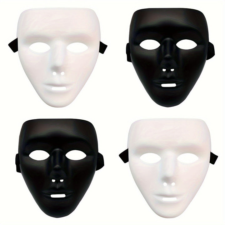 Luvikno | Men’s Full Face Plastic Halloween Mask | Anonymous Cosplay