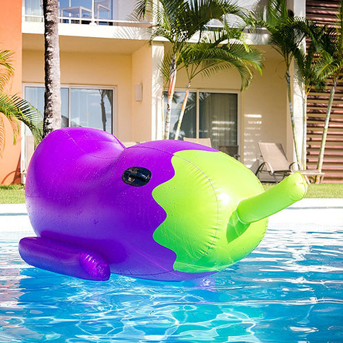 Unisex Oppustbar Aubergine Lounger Luvikno