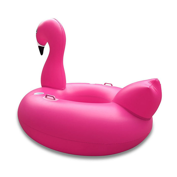 Kvinner oppblåsbar svømmende flamingo-bollelifte