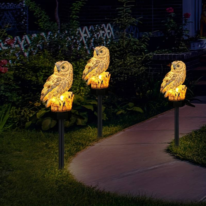 Eule glühen | Eule Solar lampe | Luvikno