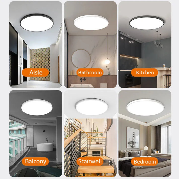 Moderne LED Taklampe med Slim Design Luvikno