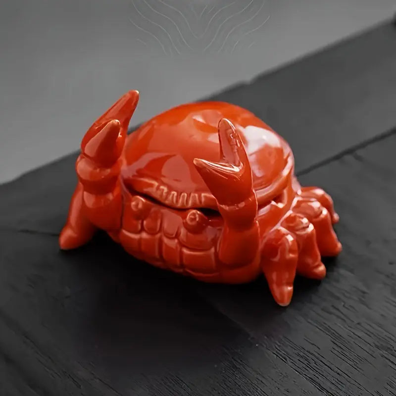 CrabbySmoke – Unik krabbeformet askebeger med lokk Luvikno