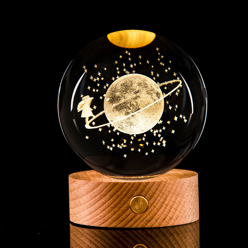 Galaxy Crystal Ball Lamp | Luvikno