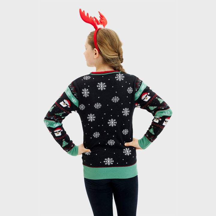 Luvik | Get Lit Llama Julegenser - Damer